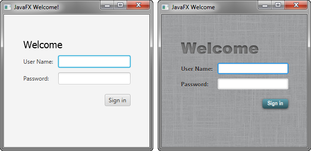 《从零开始学习JavaFX（3）使用JavaFX CSS让表单变得丰富多彩》
